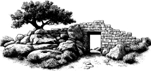 Ancient Roman Broken Statutes, Columns & Structures #2, 28xAI