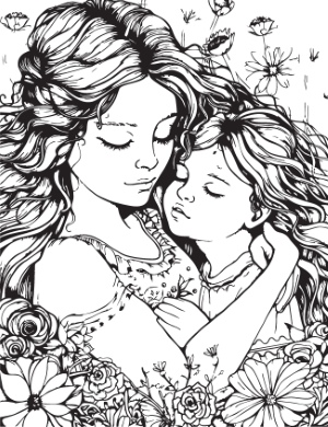 Girl with Flowers in Hair 32xAI