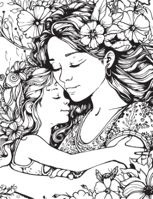 Girl with Flowers in Hair 32xAI