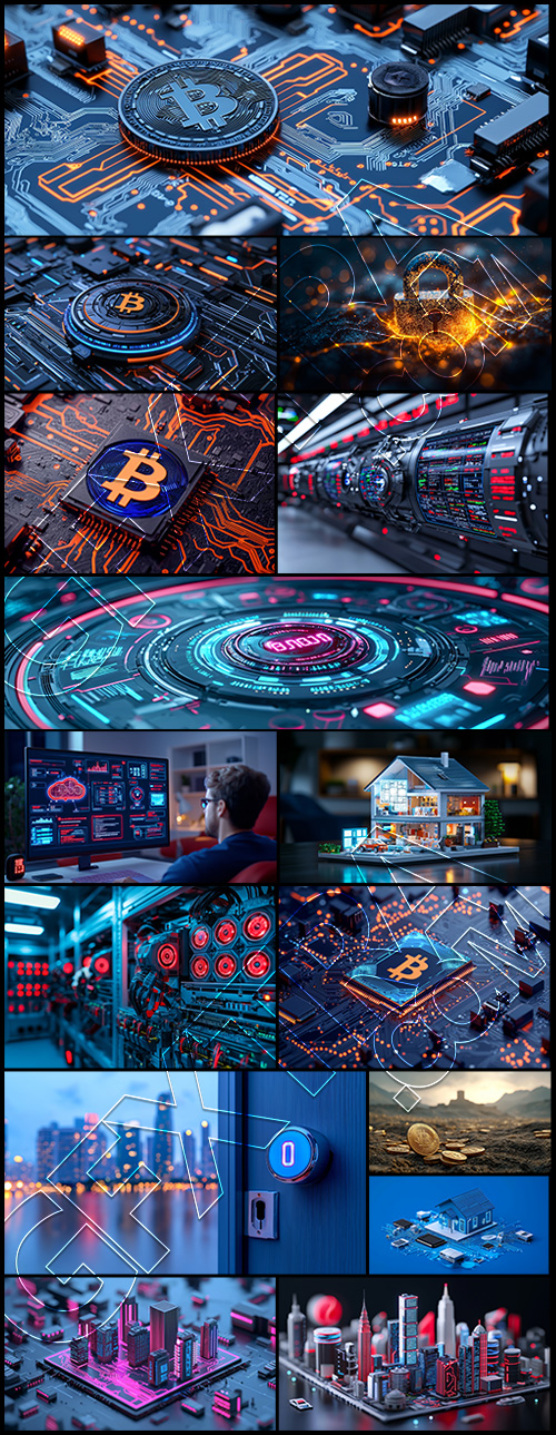 Blockchain, Crycpto & Real Estate Conceptual 28xJPEG Blockchain, Crycpto & Real Estate Conceptual 28xJPEG
