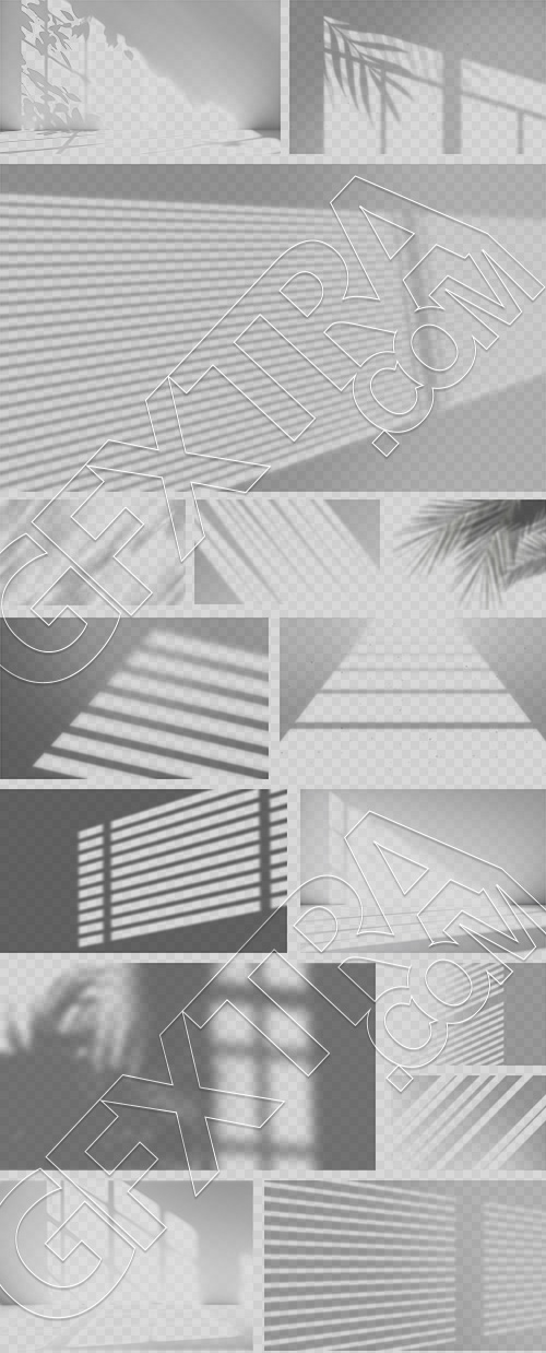 Interior Shadow Overlays #2, 25xPNG