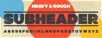 Textured Rough Fonts #2, 25xAI