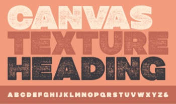 Textured Rough Fonts #2, 25xAI