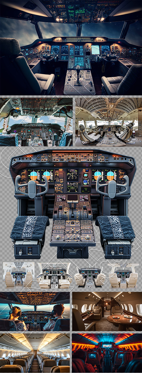 Inside Cockpit 32xJPEG, 3xPNG, 1xAI