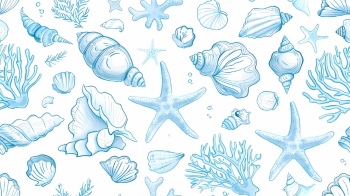 SeaFood Doodles & Menu Templates 30xAI, 3xJPEG