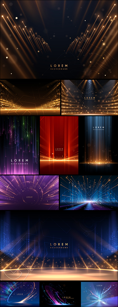 Light Effected Premium Backgrounds #2, 26xAI