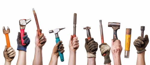 Hands Holding Tools 30xPNG