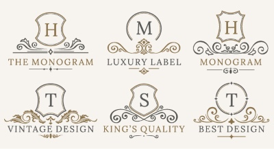 Luxury Logo Collection ELEMENTS 26xAI
