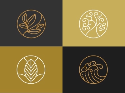 Luxury Logo Collection ELEMENTS 26xAI