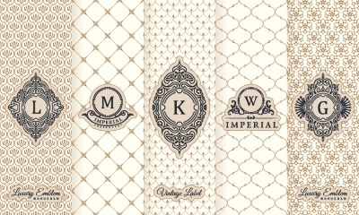 Luxury Logo Collection ELEMENTS 26xAI