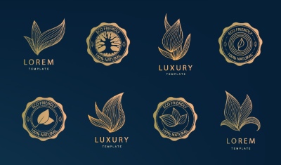 Luxury Logo Collection ELEMENTS 26xAI