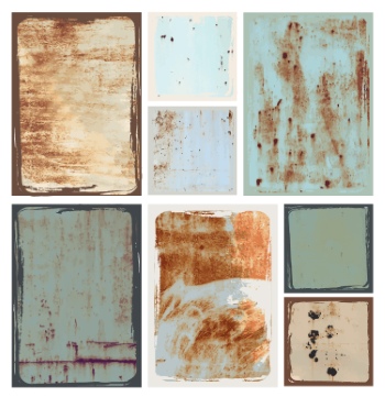 Rusted Metal Vector Backgrounds 25xAI