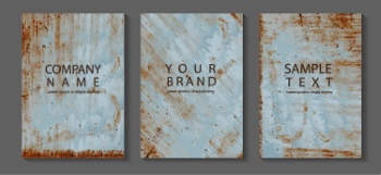 Rusted Metal Vector Backgrounds 25xAI