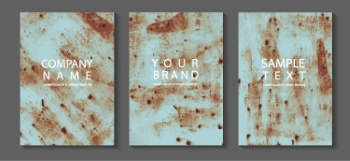 Rusted Metal Vector Backgrounds 25xAI