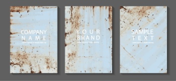 Rusted Metal Vector Backgrounds 25xAI