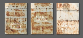 Rusted Metal Vector Backgrounds 25xAI