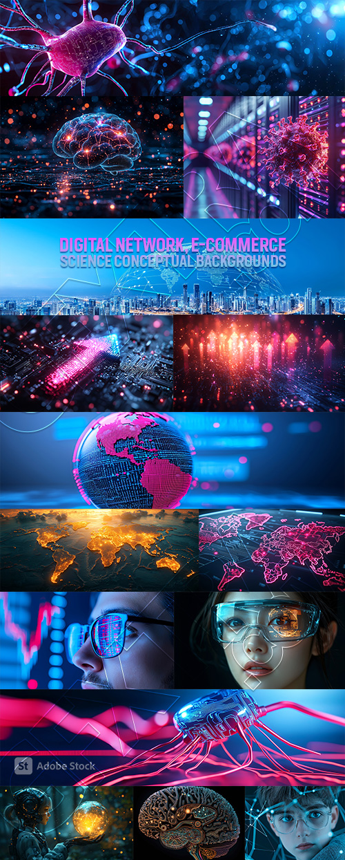 Digital Network, E-Commerce & Science 26xJPEG