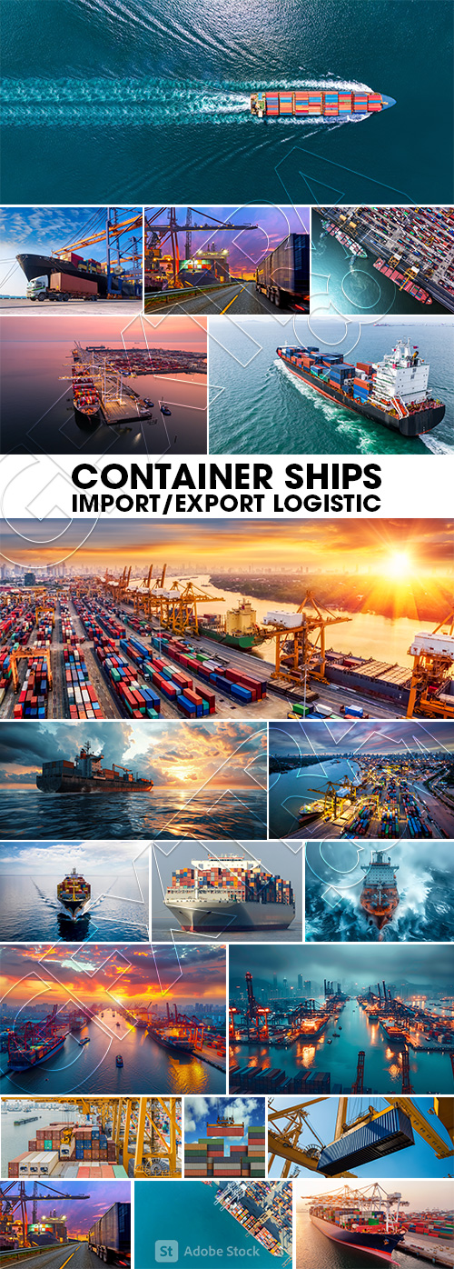Container Ships in Import Export Logistic 41xJPEG
