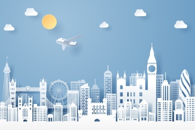 Travel & Tourism Concept Landmarks of Europe 24xAI