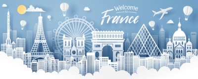 Travel & Tourism Concept Landmarks of Europe 24xAI