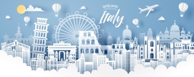 Travel & Tourism Concept Landmarks of Europe 24xAI