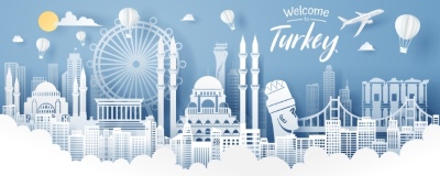 Travel & Tourism Concept Landmarks of Europe 24xAI