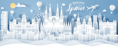 Travel & Tourism Concept Landmarks of Europe 24xAI