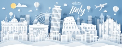 Travel & Tourism Concept Landmarks of Europe 24xAI