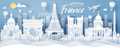 Travel & Tourism Concept Landmarks of Europe 24xAI