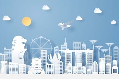 Travel & Tourism Concept Landmarks of World Countries 49xAI