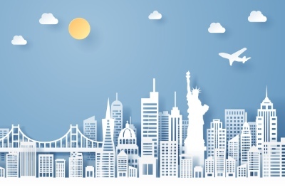 Travel & Tourism Concept Landmarks of World Countries 49xAI