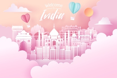 Travel & Tourism Concept Landmarks of World Countries 49xAI