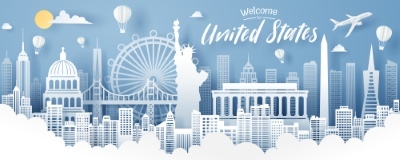 Travel & Tourism Concept Landmarks of World Countries 49xAI