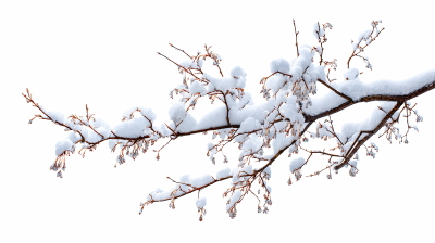 Snowy Branches, Forest & Landscapes 25xPNG