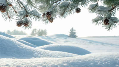 Snowy Branches, Forest & Landscapes 25xPNG