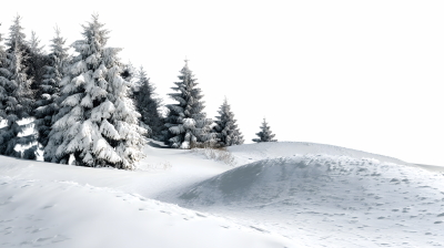 Snowy Mountains & Forest 25xPNG