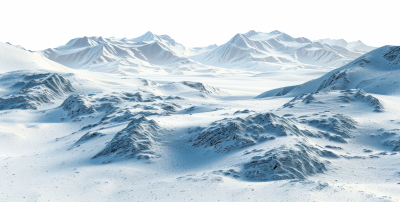 Snowy Mountains & Forest 25xPNG