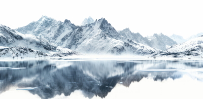 Snowy Mountains & Forest 25xPNG