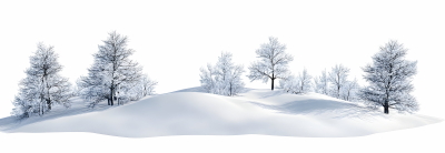 Snowy Mountains & Forest 25xPNG