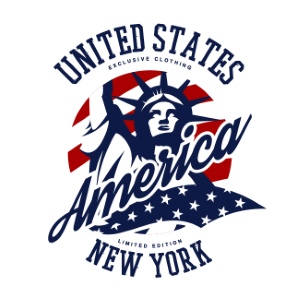 USA T-Shirt Design #1, 25xAI