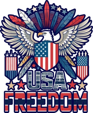 USA T-Shirt Design #1, 25xAI