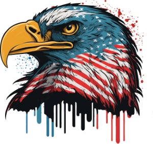 USA T-Shirt Design #1, 25xAI