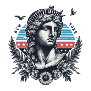 USA T-Shirt Design #1, 25xAI