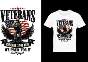 USA T-Shirt Design #2, 26xAI