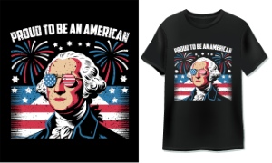 USA T-Shirt Design #2, 26xAI