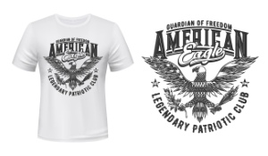USA T-Shirt Design #2, 26xAI