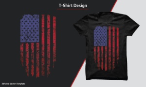 USA T-Shirt Design #2, 26xAI