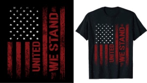 USA T-Shirt Design #2, 26xAI