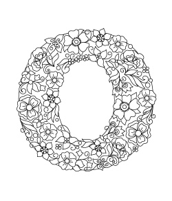 Floral Decorated Letters #1, 26xAI