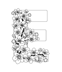 Floral Decorated Letters #2, 26xAI